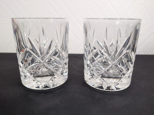Pair royal doulton crystal - pair,