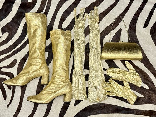Vintage gogo boots clutch - vintage,
