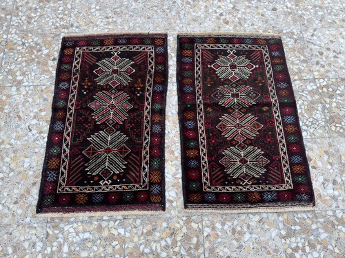 Hand knotted afghan baluchi - knotted,