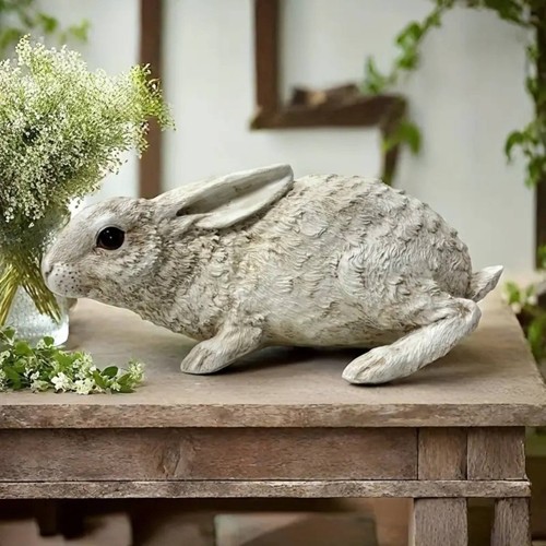 Realistic rabbit statue - rabbit,