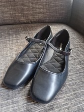 Simply Be Mary Jane Flat Shoes Size 5 New