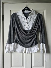 Stunning Vintage Blouse Faux