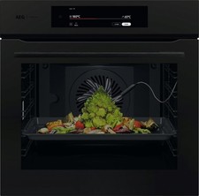 AEG PO9000PT Single Oven Built-In Pyrolytic in Black GRADE A