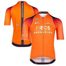 Ineos Grenadiers Cycling Jersey Men's Pinarello Bioracer Orange Icon Top - New