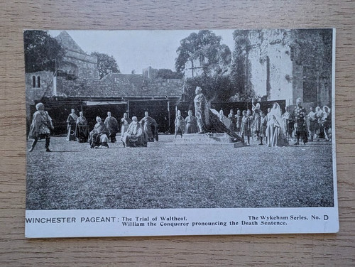 Vintage postcard winchester - vintage, postcard,