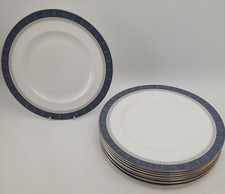 8 x Royal Doulton Sherbrooke  10.5 Inch Dinner Plate Plates