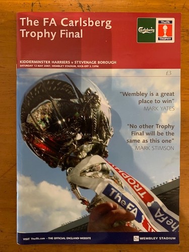 Carlsberg trophy final - fa,