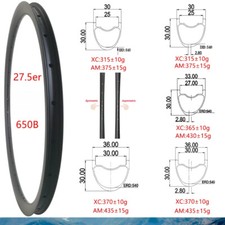 27.5er 650B MTB XC AM Carbon