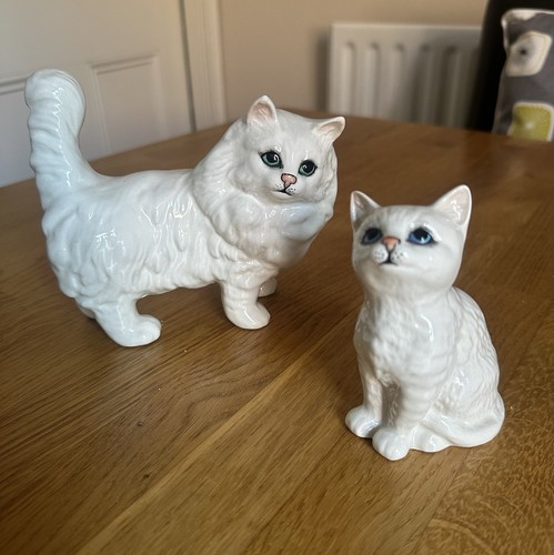 Vintage beswick white persian - white,