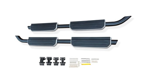 Black side steps curved - black, to