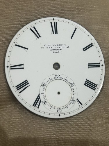 Wonderful white enamel dial - wonderful, of