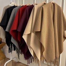 Womens Shawl Poncho Wrap Soft