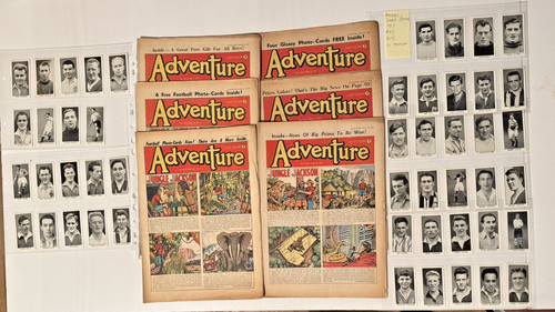 Adventure story paper comic - &,