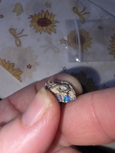 Black ethopian opal gemstone - opal,