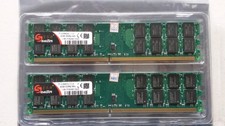 TWO 4GB DDR2 PC2-6400 DIMMs to
