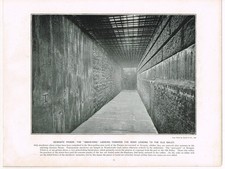 Newgate Prison Graveyard Leading To The Old Bailey Antique Picture 1896 TQL#67