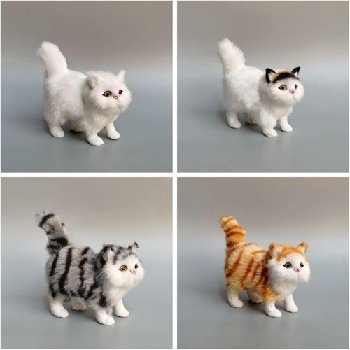 New realistic fluffy cat - new,