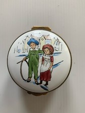 Asprey - Enamel Pill Box or