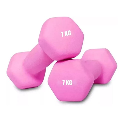 Neoprene dumbbells 7kg - neoprene,