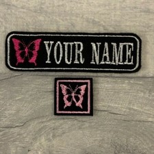 PERSONALISED 1 LINE BUTTERFLY