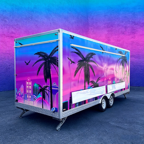 Fully equipped food trailer - equipped, |