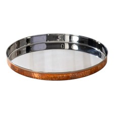 Steel Copper Hammered Design