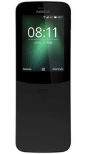 Original Nokia 8110 4G (2018)T Unlocked 4GB Black Slider Phone Unlocked-pristine