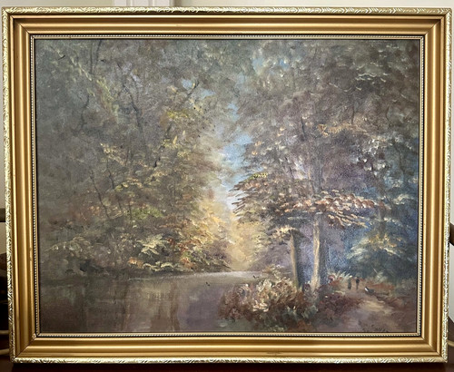 Jim gilbert snr original oil - jim,