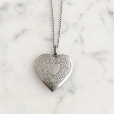 Silver plated engraved vintage