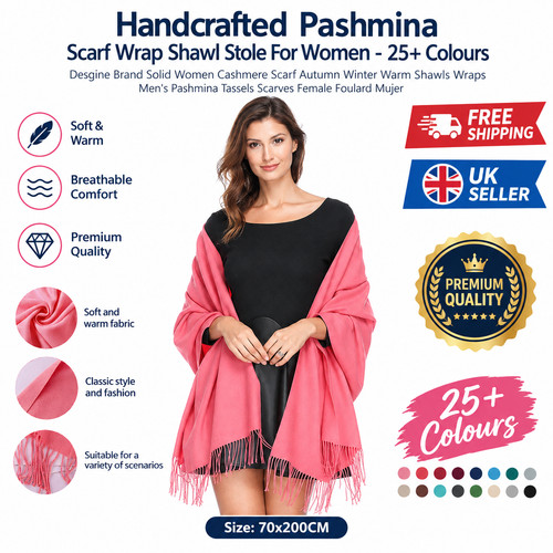 Pashmina scarf shawl wrap - scarf,