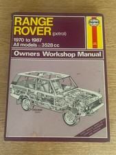 Range Rover MK1 3.5 litre V8