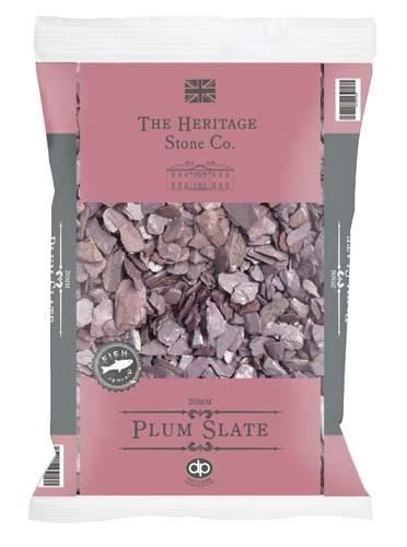 Deco pak plum slate - plum, 20-40mm