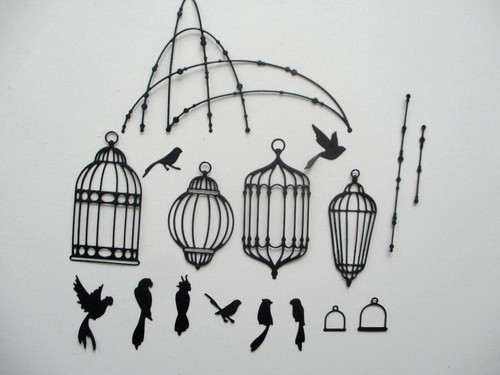 Die cuts card - cuts,