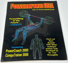 Powerlifting USA Magazine March 1989 Vol 12 Issue 8 Weightlifting CompuTrainer