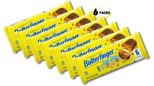 Butterfinger fun size candy - size,
