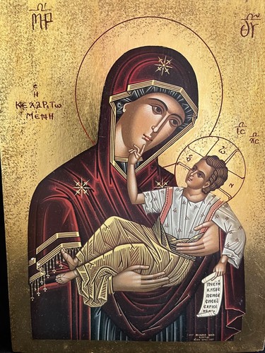 Antique icon handmade - antique,
