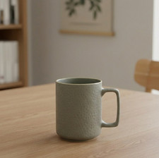 12oz Textured Ceramic Tea Mugs