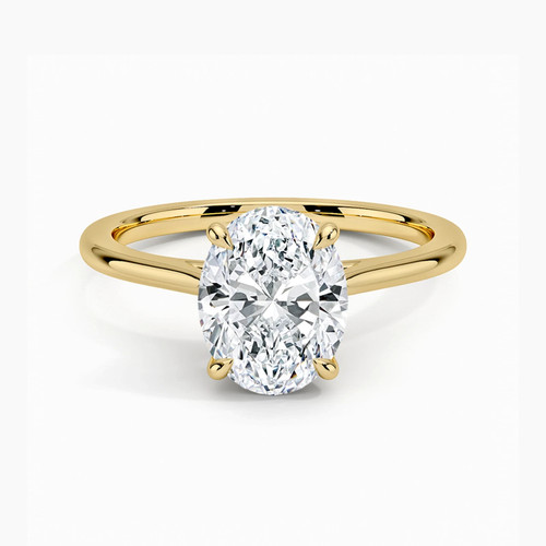 14k yellow gold - gold, engagement