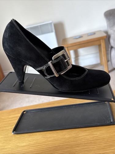 Russell bromley black suede - &,