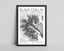 Black Cuillin Ridge Contour