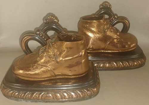 Pair mcm 1950 bronzed - pair(2), 1950's