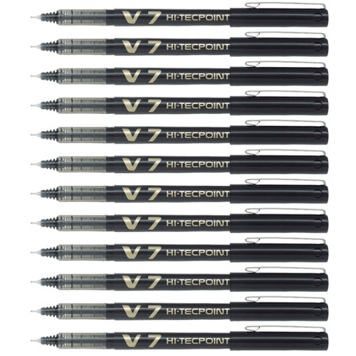 Pilot tecpoint black - v7, hi-tecpoint