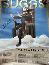 Suggs Signed What a King Cnut 2022 Tour Poster - Madness Ska Two Tone