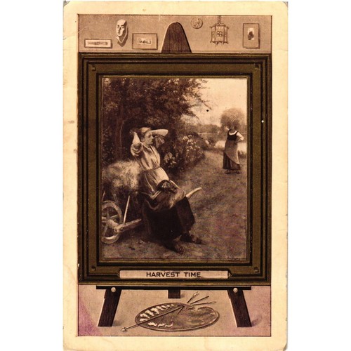 Harvest time artist - harvest, easel