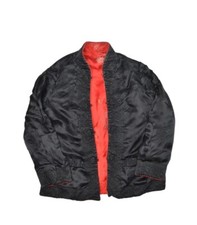 Vintage Silk Jacket Black Red