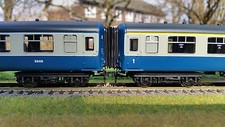 12 x 00 Gauge 4mm Bachmann / Hornby MK2 Mark2 Corridor Connector Bellows BR BLUE