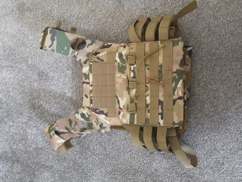 Multicam molle tactical vest - multicam,