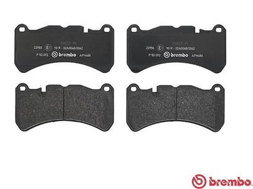 Front brake pad set fits - pad,