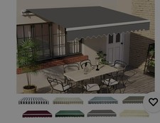 Garden Patio Manual Awning