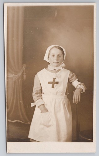 Rppc portrait young girl - young,